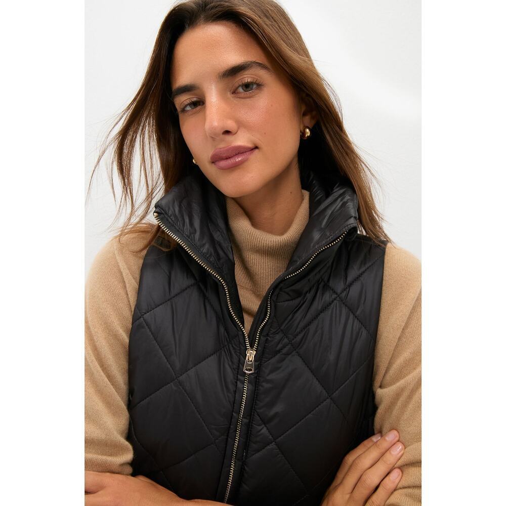 TUCKERNUCK Black Jackson Quilted Vest Size M NWT Retail $138 Tuckernuck - Picture 5 of 7